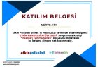 Çocuk Gelişim Uzmanı Merve Ata Ütebay Çocuk Gelişim Uzmanı sertifikası
