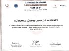 Op. Dr. Oktay Çelik Genel Cerrahi sertifikası