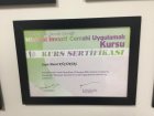 Uzm. Dr. Murat Küçüktaş Dermatoloji sertifikası
