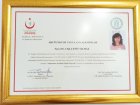 Dr. Ufuk Çenit Yılmaz Geleneksel ve Tamamlayıcı Tıp sertifikası