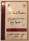Op. Dr. Ersoy Taşpınar Genel Cerrahi sertifikası