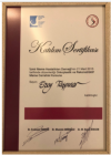Op. Dr. Ersoy Taşpınar Genel Cerrahi sertifikası