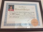 Op. Dr. Dilhan Gönenç Göz Hastalıkları sertifikası