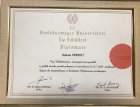 Op. Dr. Gülcan Türkeli Kadın Hastalıkları ve Doğum sertifikası