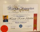 Doç. Dr. Hasan Kerem Alptekin Fiziksel Tıp ve Rehabilitasyon sertifikası