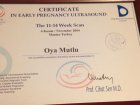 Op. Dr. Oya Mutlu Kadın Hastalıkları ve Doğum sertifikası