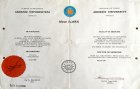 Prof. Dr. Murat Alkan Çocuk Cerrahisi sertifikası