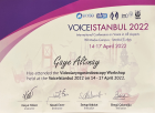 Dil ve Konuşma Terapisti Gaye Altınay Dil Konuşma Bozuklukları sertifikası