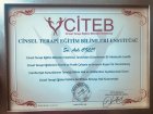 Op. Dr. Aslı Cilli Kadın Hastalıkları ve Doğum sertifikası