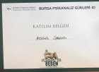 Uzm. Psk. Ayşegül Sabuncu Psikoloji sertifikası