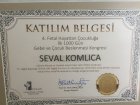 Dyt. Seval Komlıca Diyetisyen sertifikası