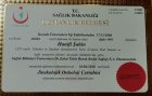 Doç. Dr. Hanifi Şahin Kadın Hastalıkları ve Doğum sertifikası