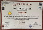 Uzm. Psk. Dan. Melike Uslu Taş Psikolojik Danışman sertifikası