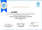 Dyt. Dilay Dizdar Diyetisyen sertifikası
