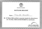 Prof. Dr. Tolga Akman Üroloji sertifikası