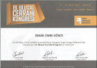 Op. Dr. İsmail Emre Gökce Genel Cerrahi sertifikası