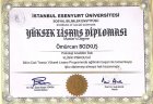 Uzm. Kl. Psk. Ömürcan Bozkuş Psikoloji sertifikası