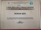 Uzm. Dr. Nuran Şen Psikiyatri sertifikası