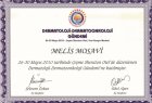 Uzm. Dr. Melis Mosavi Dermatoloji sertifikası
