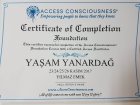 Uzm. Psk. Yaşam Yanardağ Çelik Psikoloji sertifikası