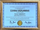 Dyt. İsmail Kabadayı Diyetisyen sertifikası