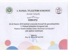 Uzm. Psk. Dan. Kübra İpçi Psikoloji sertifikası