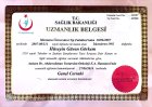 Op. Dr. Güven Görkem Genel Cerrahi sertifikası