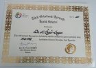 Prof. Dr. M. Özgür Sayın Diş Hekimi sertifikası