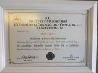 Uzm. Dyt. Aslı Kınsız Diyetisyen sertifikası