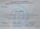 Uzm. Psk. Esen Orhan Psikoloji sertifikası