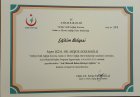 Op. Dr. Müjde Şekeroğlu Kadın Hastalıkları ve Doğum sertifikası