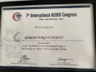 Uzm. Dr. Dt. Kerem Turgut Atasoy Diş Hekimi sertifikası