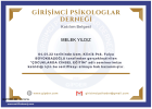 Psk. Melek Yıldız Psikoloji sertifikası