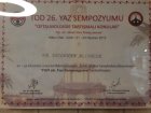 Op. Dr. Diclehan Ali Dicle Göz Hastalıkları sertifikası