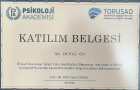 Psk. Duygu Gün Ön Psikoloji sertifikası