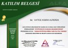 Dyt. Hatice Kübra Alperen Diyetisyen sertifikası