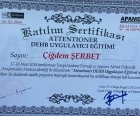 Uzm. Psk. Çiğdem Şerbet Psikoloji sertifikası
