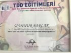 Dyt. Seminur Barlak Diyetisyen sertifikası