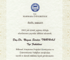 Prof. Dr. Serdar Turhal Tıbbi Onkoloji sertifikası