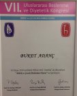 Dyt. Buket Adanç Diyetisyen sertifikası