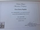 Dr. Psk. Esra Savaş Psikoloji sertifikası