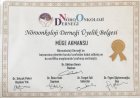 Prof. Dr. Müge Akmansu Radyasyon Onkolojisi sertifikası