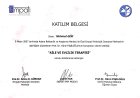 Uzm. Psk. Dan. Mehmet Gök Psikoloji sertifikası