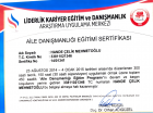 Psikoterapist Hande Çelik Mehmetoğlu Aile Danışmanı sertifikası