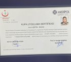 Doç. Dr. Betül Bakan Fiziksel Tıp ve Rehabilitasyon sertifikası