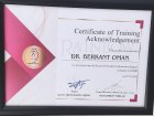 Uzm. Dr. Berkant Oman Dermatoloji sertifikası