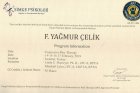 Uzm. Kl. Psk. Yağmur Çelik Psikoloji sertifikası