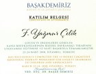Uzm. Kl. Psk. Yağmur Çelik Psikoloji sertifikası
