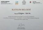 Uzm. Kl. Psk. Yağmur Çelik Psikoloji sertifikası