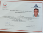 Dr. Muhittin Aktaş Medikal Estetik Tıp Doktoru sertifikası